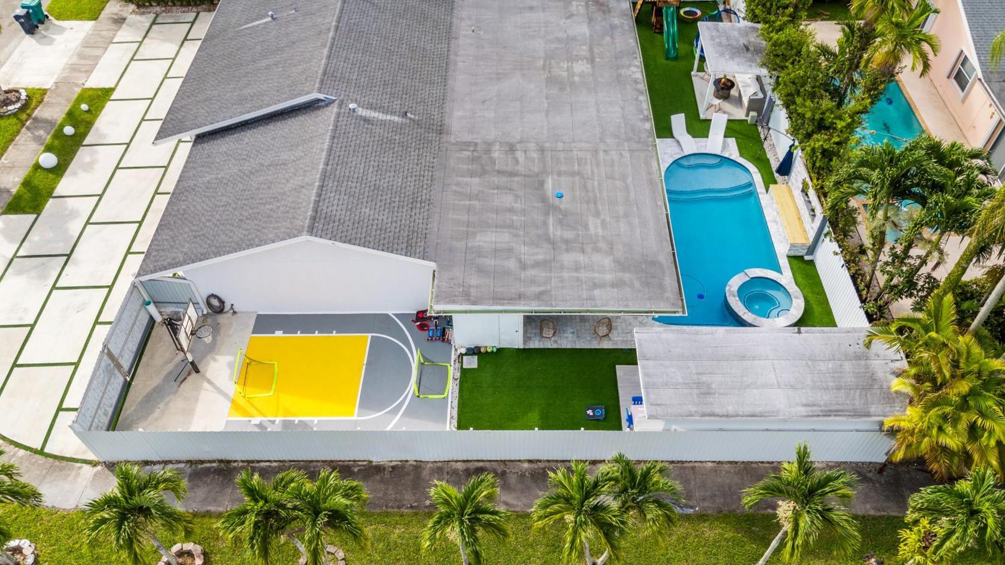 Villa Miami Luxury House W Heated Pool & Jacuzzi Extérieur photo