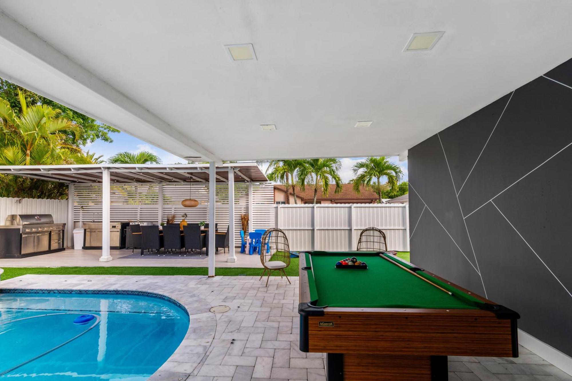 Villa Miami Luxury House W Heated Pool & Jacuzzi Extérieur photo