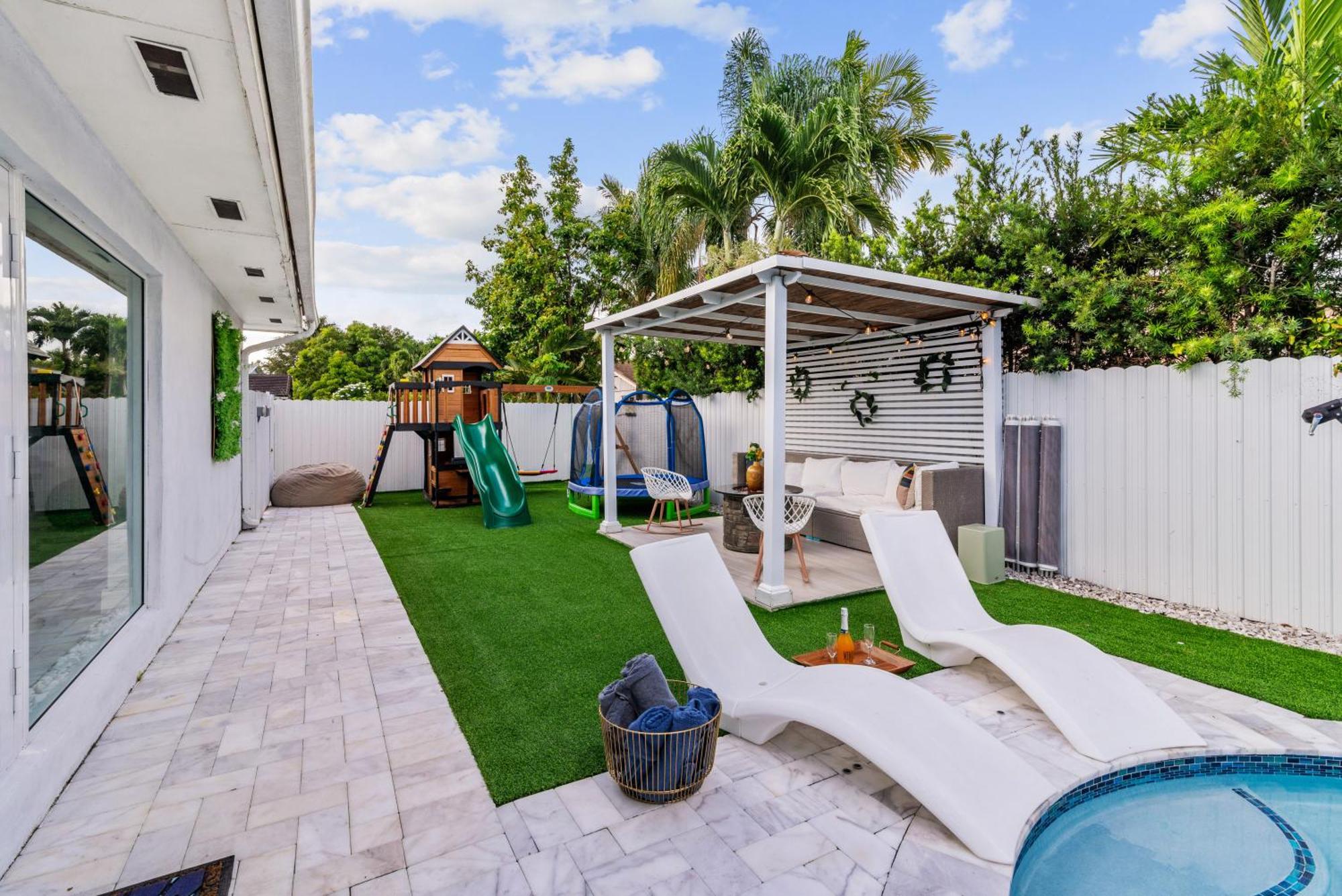 Villa Miami Luxury House W Heated Pool & Jacuzzi Extérieur photo