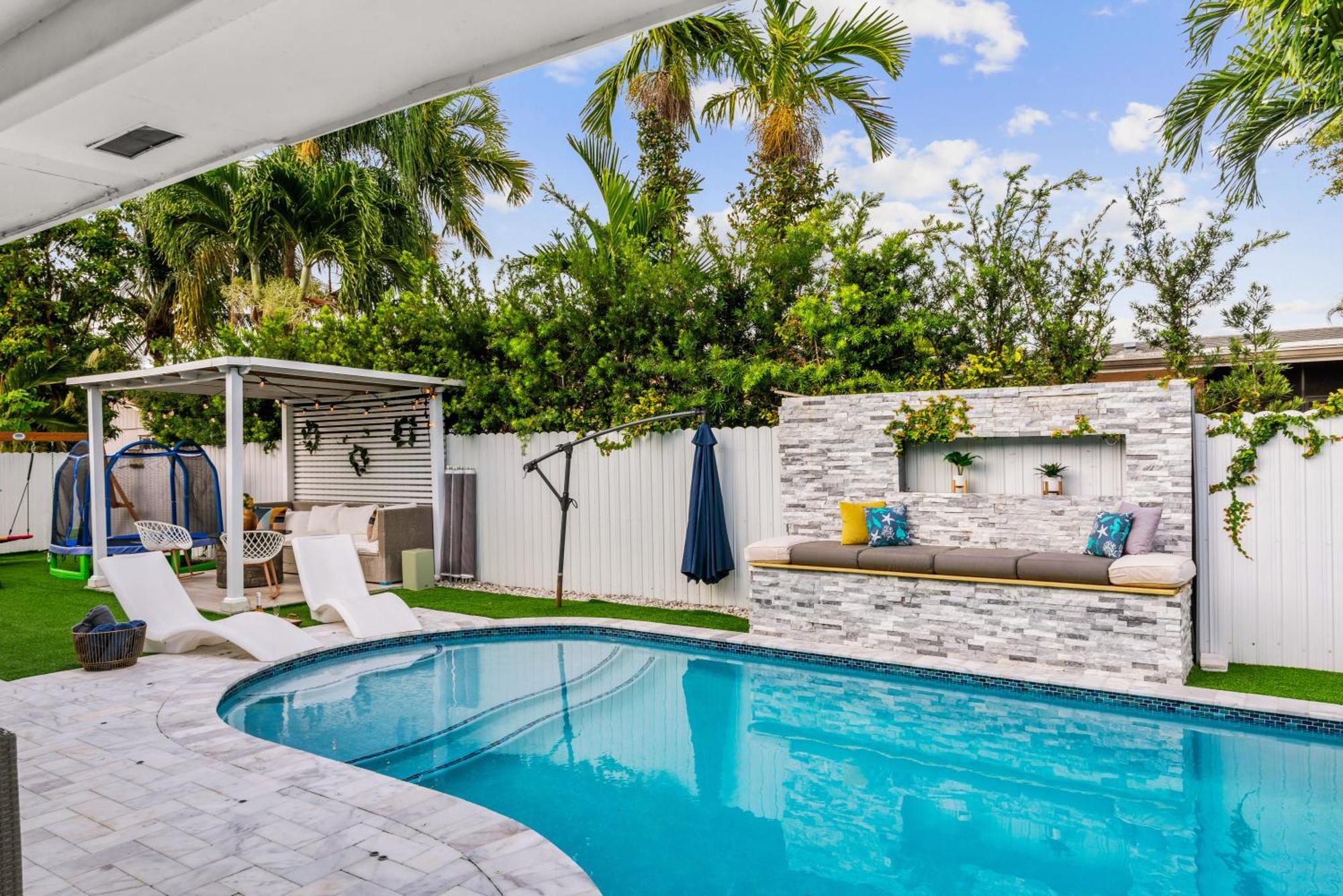 Villa Miami Luxury House W Heated Pool & Jacuzzi Extérieur photo