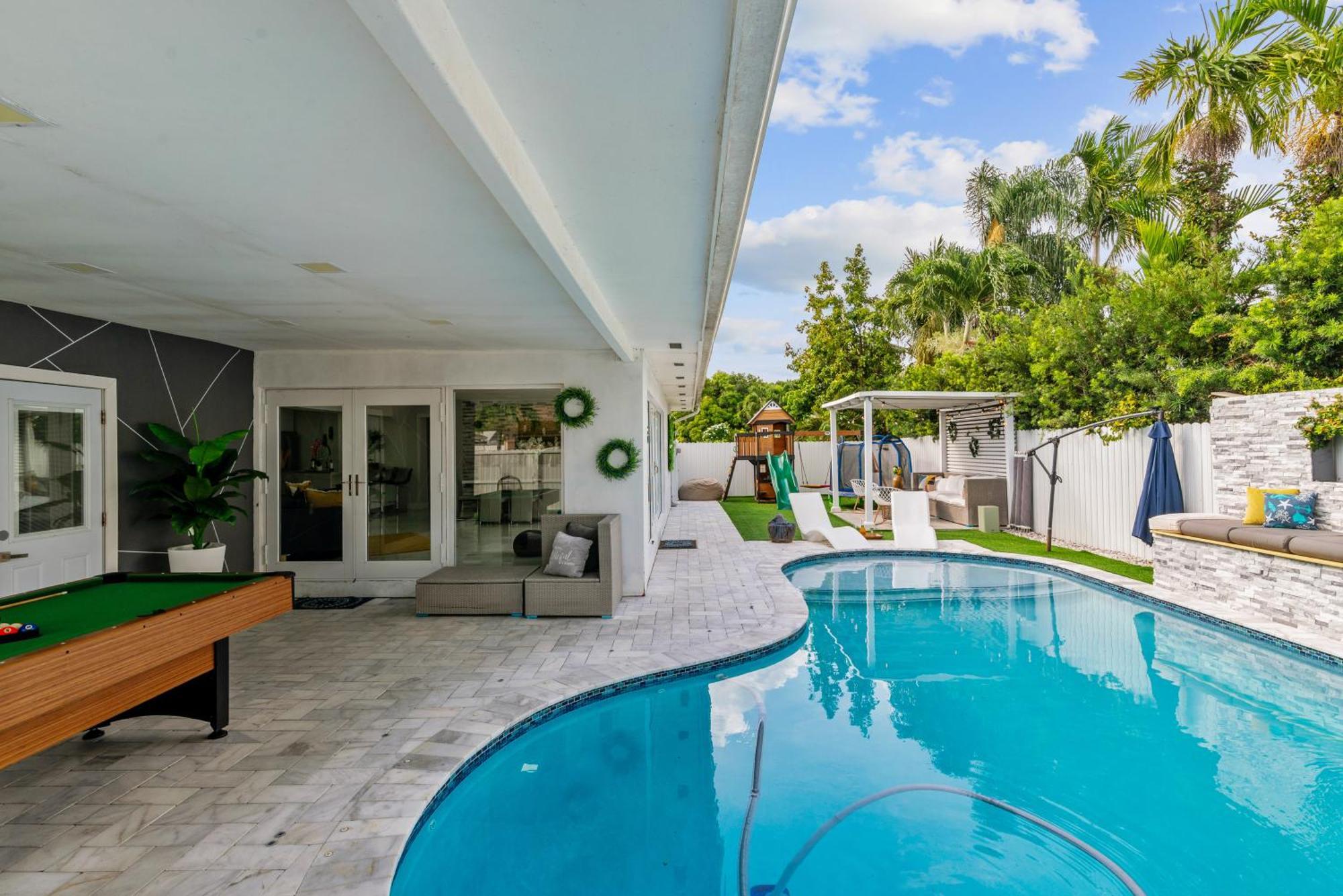 Villa Miami Luxury House W Heated Pool & Jacuzzi Extérieur photo